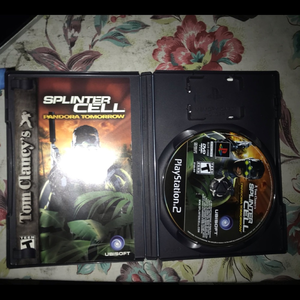 Splinter Cell PS2 video game